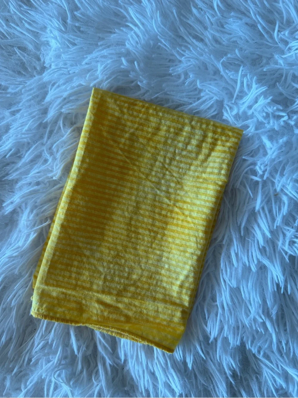 Handmade 13x13 yellow
